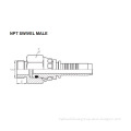NPT Thread Swivel Male 15611SW